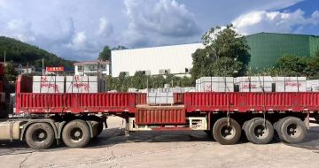 白银 芝麻灰花岗岩地铺石出货日常