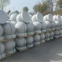 白银 白麻花岗岩石材圆球，石球，挡车球，隔离球，景观石球，风水球等