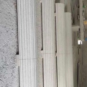 白银 花岗岩厂家带你看白麻花岗岩门楼大柱柱皮