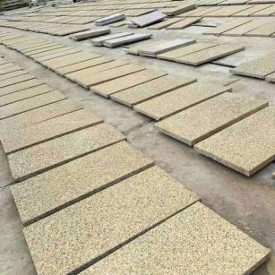 白银 黄金麻荔枝地铺石面排板