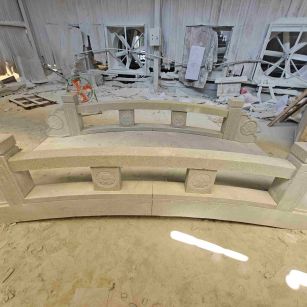 白银 芝麻灰花岗岩异形加工-拱桥，石桥