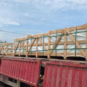 白银 芝麻白花岗岩地铺石出口专车-泰国游