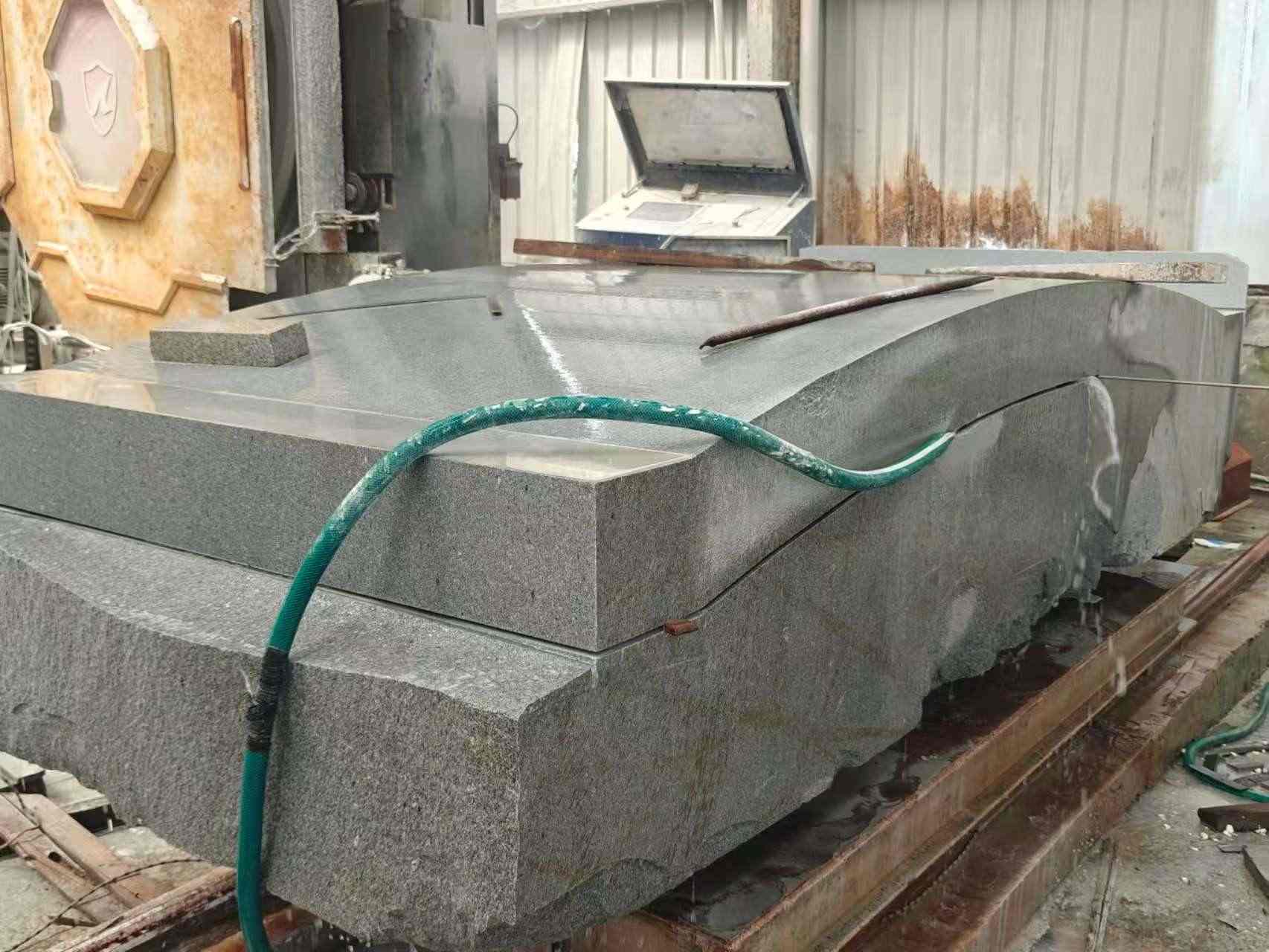 白银 芝麻灰异型加工-拱桥