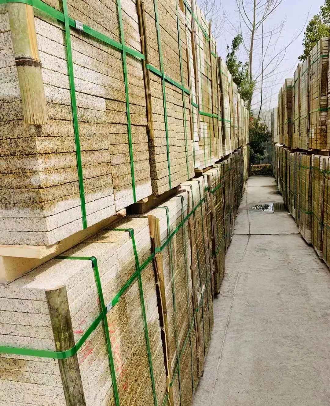 白银 黄金麻花岗岩荔枝面地铺石