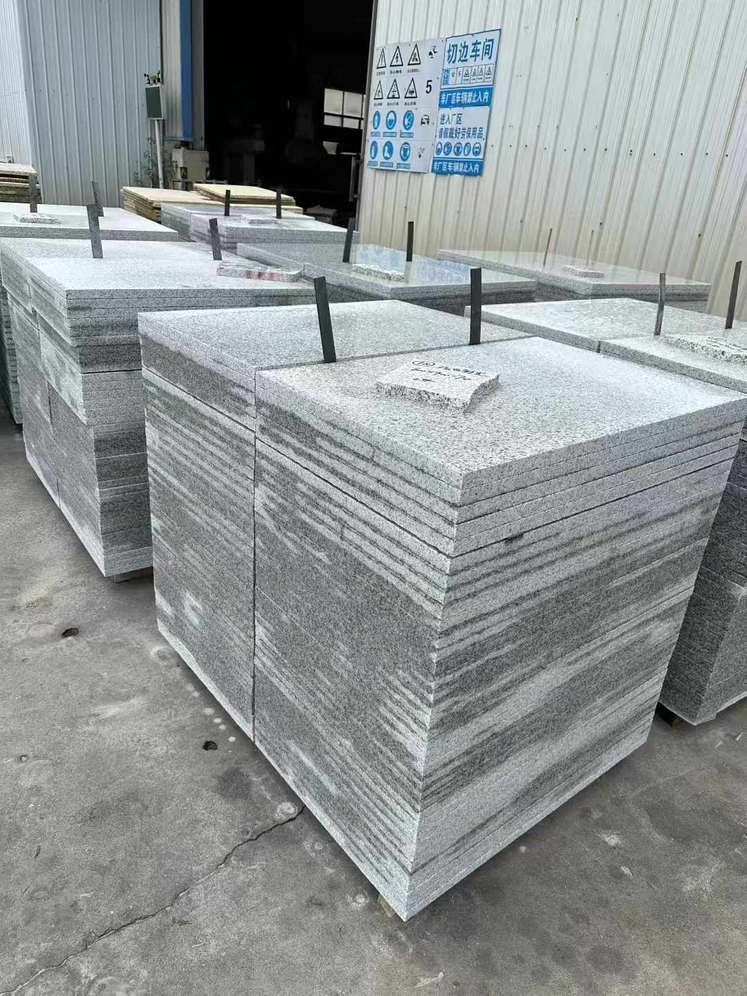 白银 白麻光面干挂成品