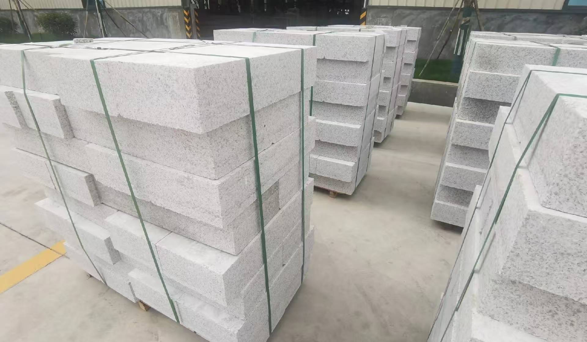 白银 白麻花岗岩路沿石，立缘石，平缘石，路牙石，道牙石，马路牙子等