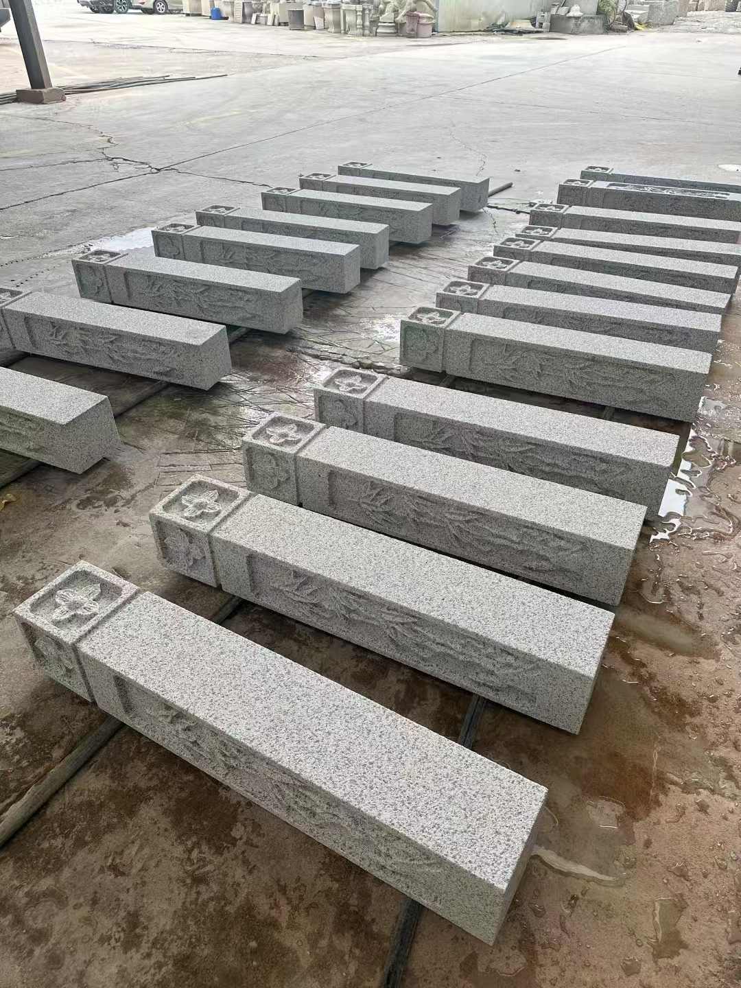 白银 白麻方柱雕花防水