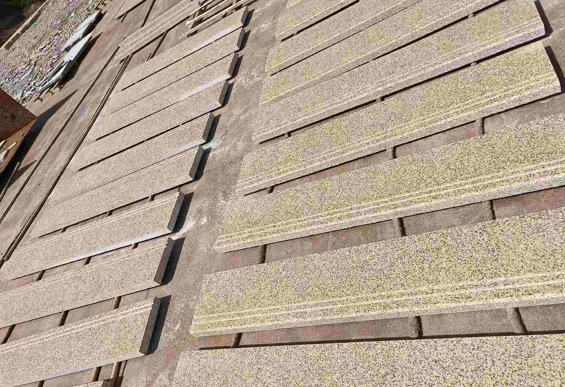 白银 黄金麻花岗岩光面楼梯踏步