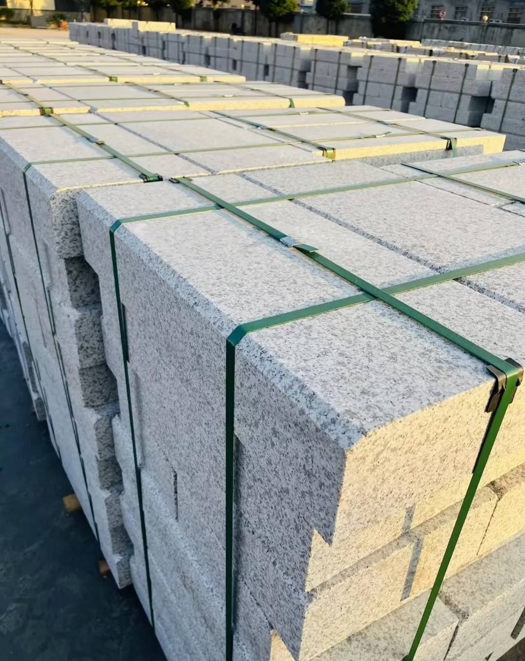 白银 白麻花岗岩路沿石，马路牙子，路缘石，平石，立缘石等