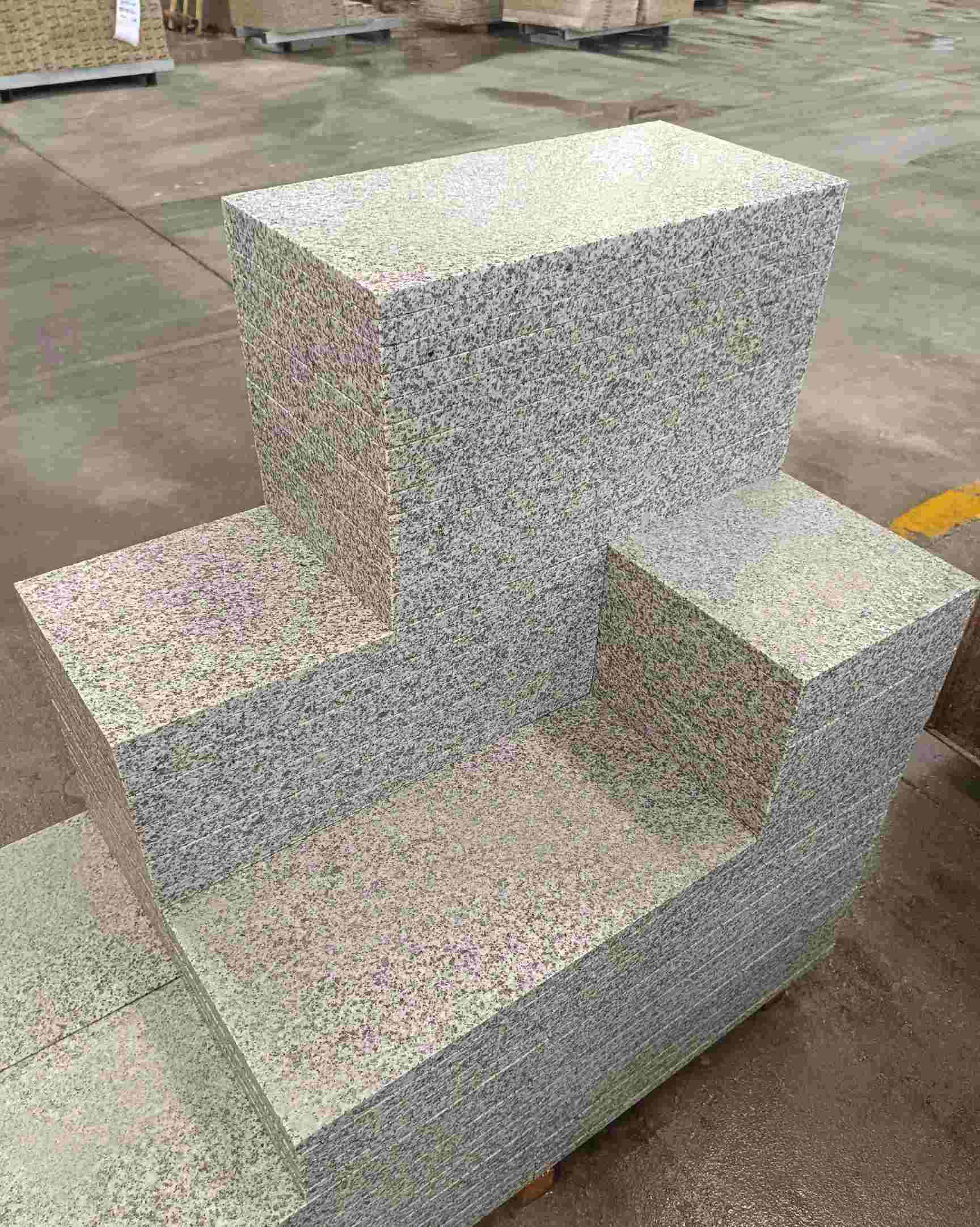 白银 白麻花岗岩荔枝面地铺石